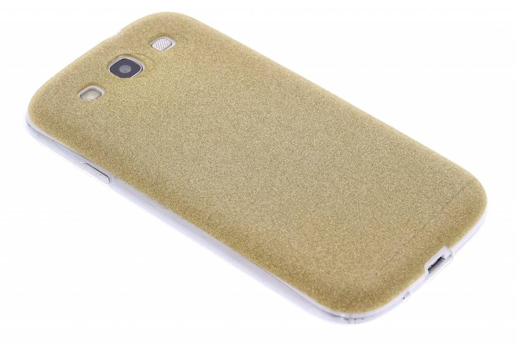 Image of Goud glitter TPU siliconen hoesje voor de Samsung Galaxy S3 / Neo