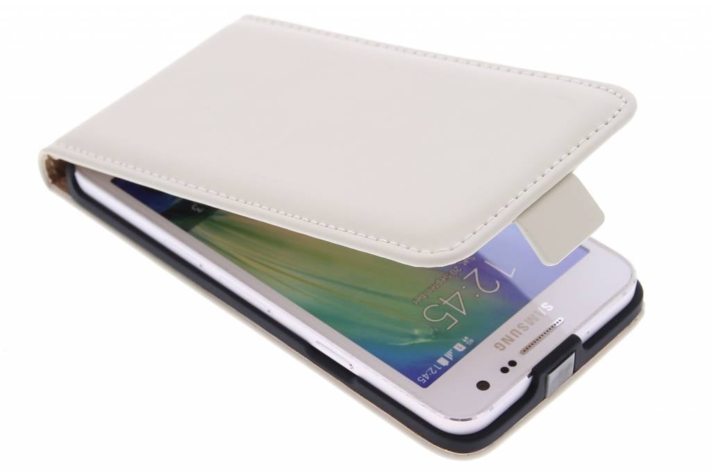 Image of Luxe Flipcase voor de Samsung Galaxy A3 - Gebroken Wit
