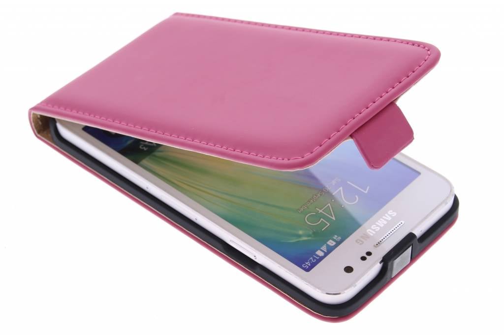 Image of Luxe Flipcase voor de Samsung Galaxy A3 - Fuchsia