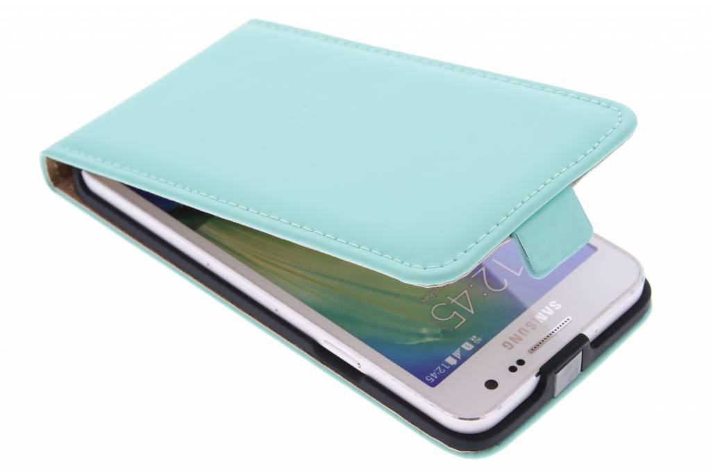 Image of Luxe Flipcase voor de Samsung Galaxy A3 - Mintgroen