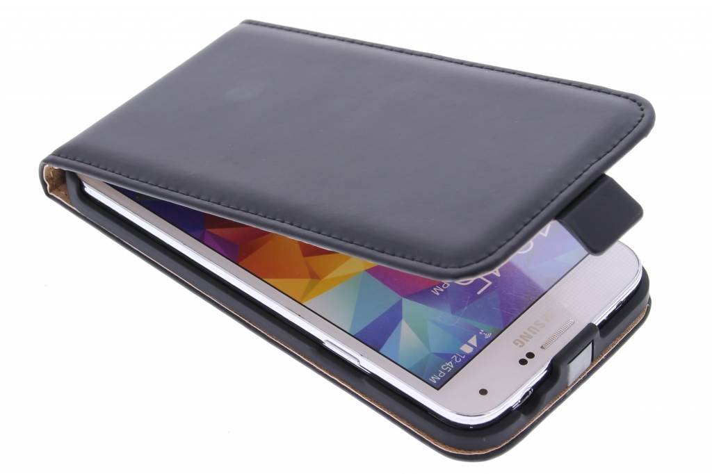 Image of Luxe Flipcase voor de Samsung Galaxy S5 (Plus) / Neo - Zwart