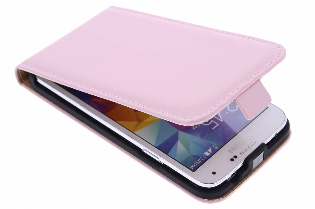 Image of Luxe Flipcase voor de Samsung Galaxy S5 (Plus) / Neo - Poederroze