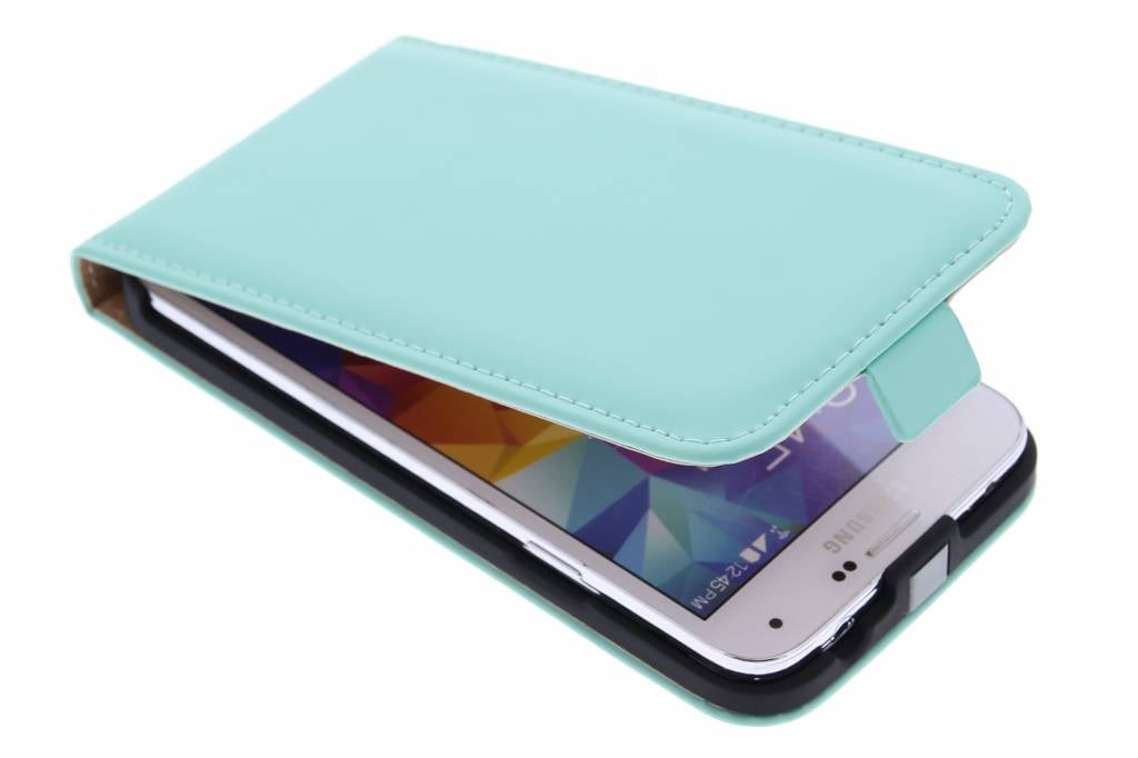 Image of Luxe Flipcase voor de Samsung Galaxy S5 (Plus) / Neo - Mintgroen