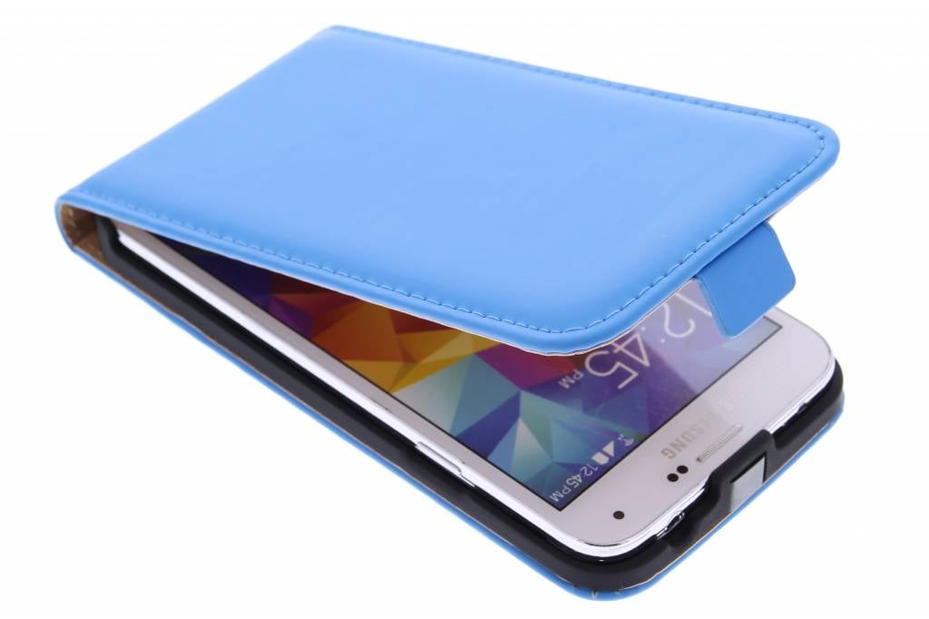 Image of Luxe Flipcase voor de Samsung Galaxy S5 (Plus) / Neo - Blauw