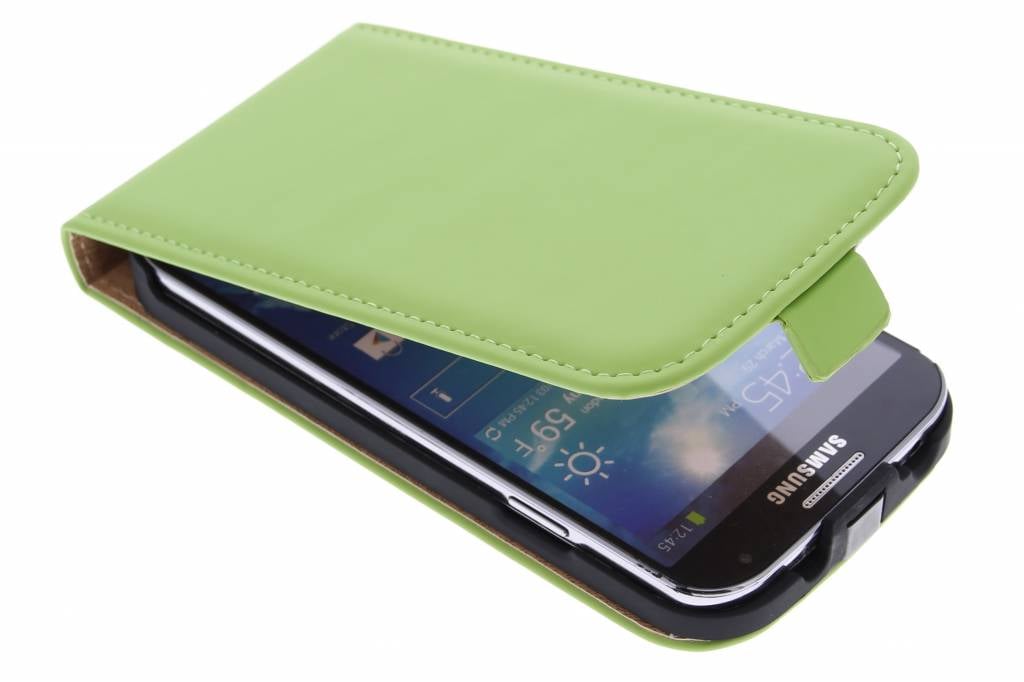 Image of Luxe Flipcase voor de Samsung Galaxy S4 - Groen