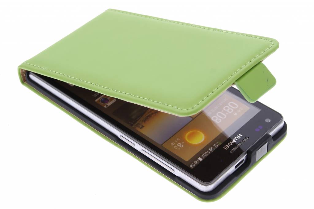 Image of Luxe Flipcase voor de Huawei Ascend G6 - Groen