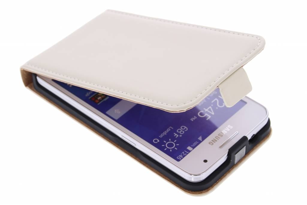 Image of Luxe Flipcase voor de Samsung Galaxy Core 2 - Gebroken Wit