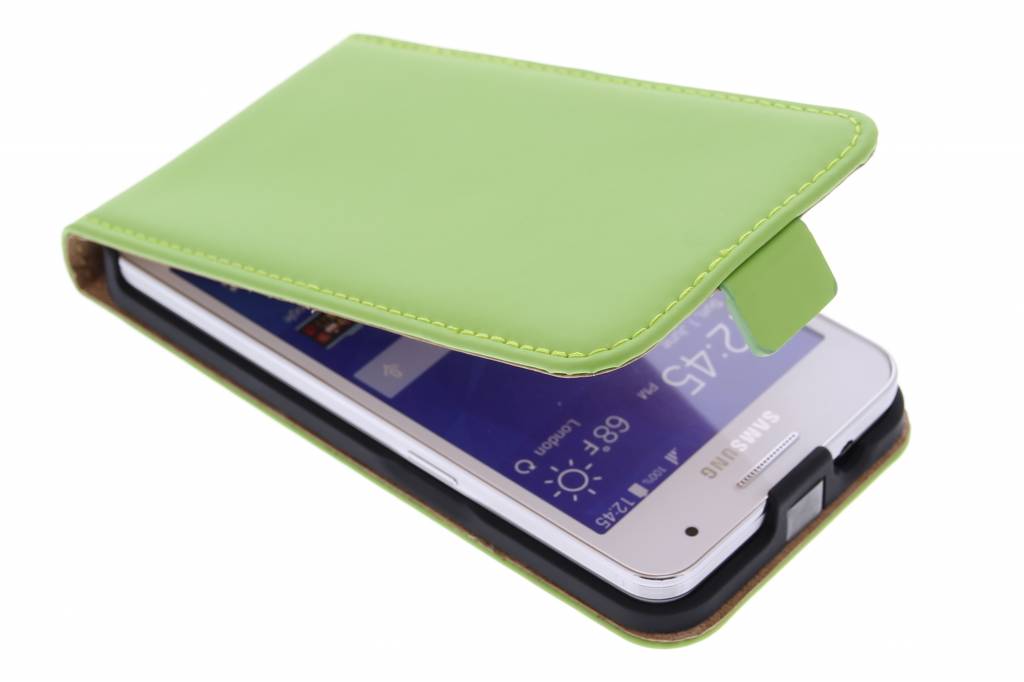 Image of Luxe Flipcase voor de Samsung Galaxy Core 2 - Groen