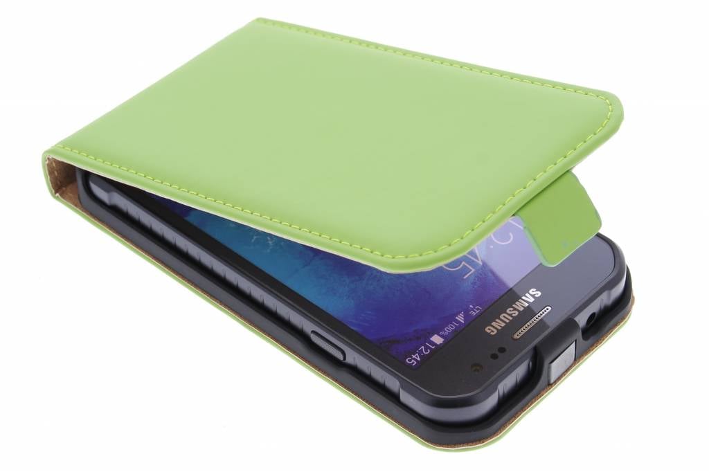 Image of Luxe Flipcase voor de Samsung Galaxy Xcover 3 - Groen
