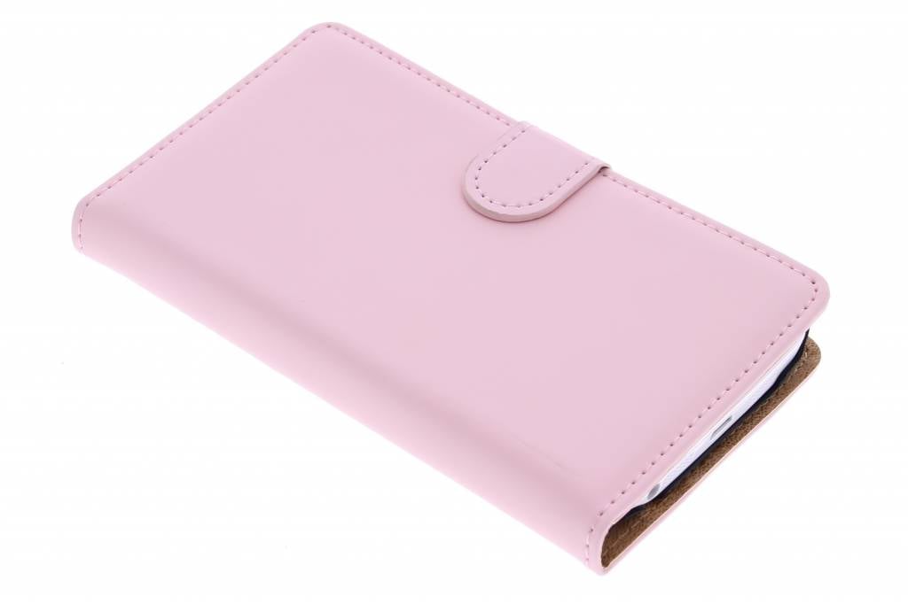 Image of Luxe Book Case voor de LG G2 - Poederroze