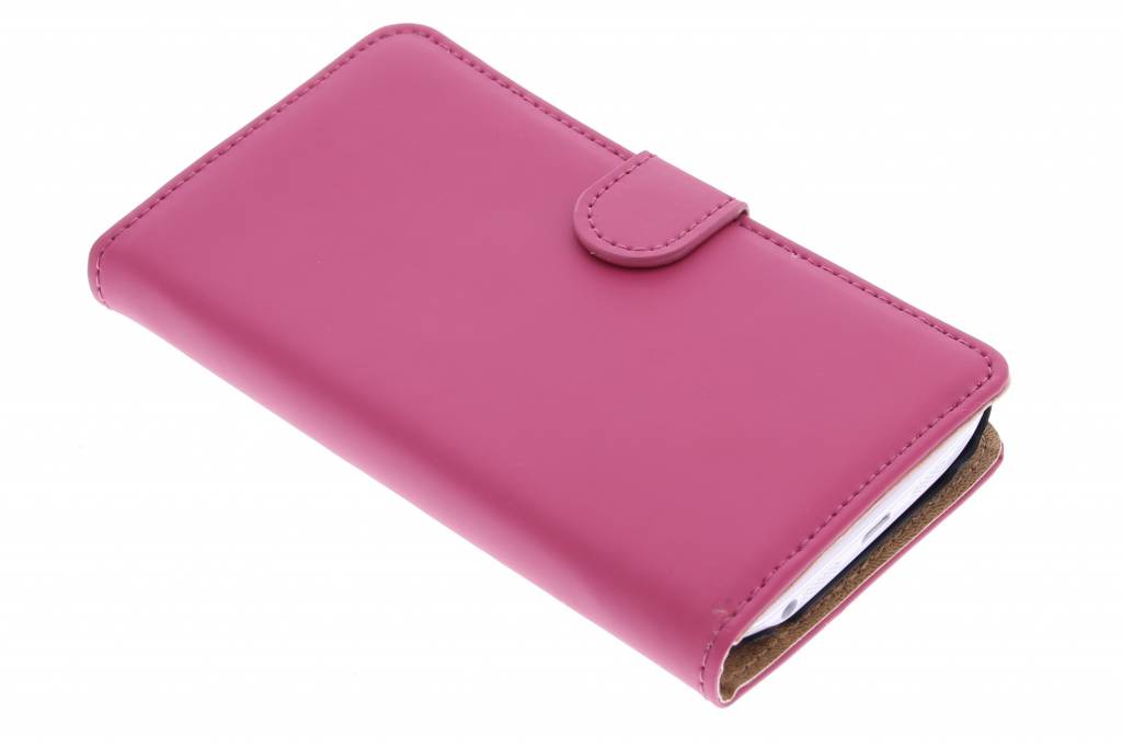 Image of Luxe Book Case voor de LG G2 - Fuchsia