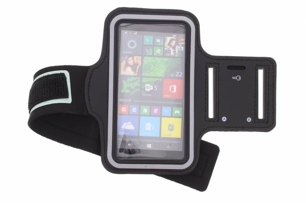 Image of Zwarte sportarmband voor de Microsoft Lumia 640