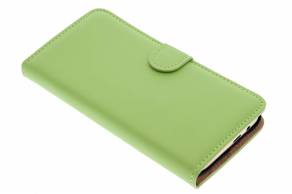 Image of Luxe Book Case voor de HTC One M9 - Groen