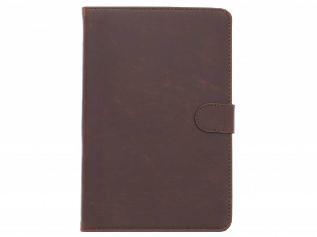 Image of Bruine luxe leder tablethoes voor de iPad Mini / 2 / 3