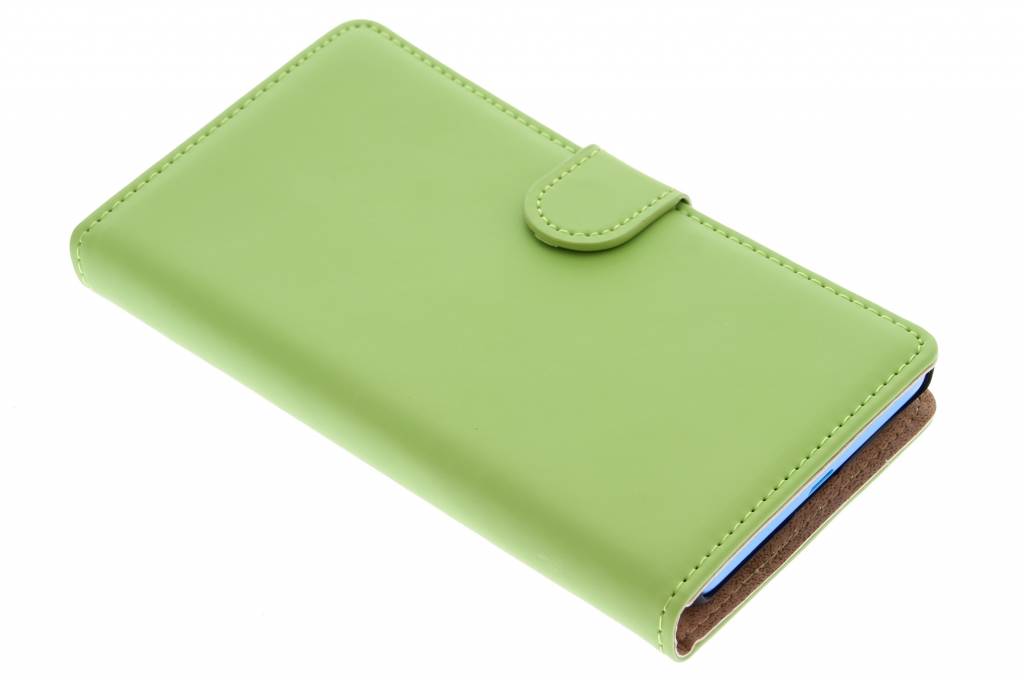 Image of Luxe Book Case voor de Microsoft Lumia 535 - Groen