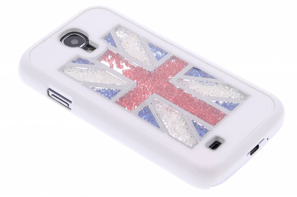 Image of Britse vlag gekleurde steentjes hardcase hoesje voor de Samsung Galaxy S4