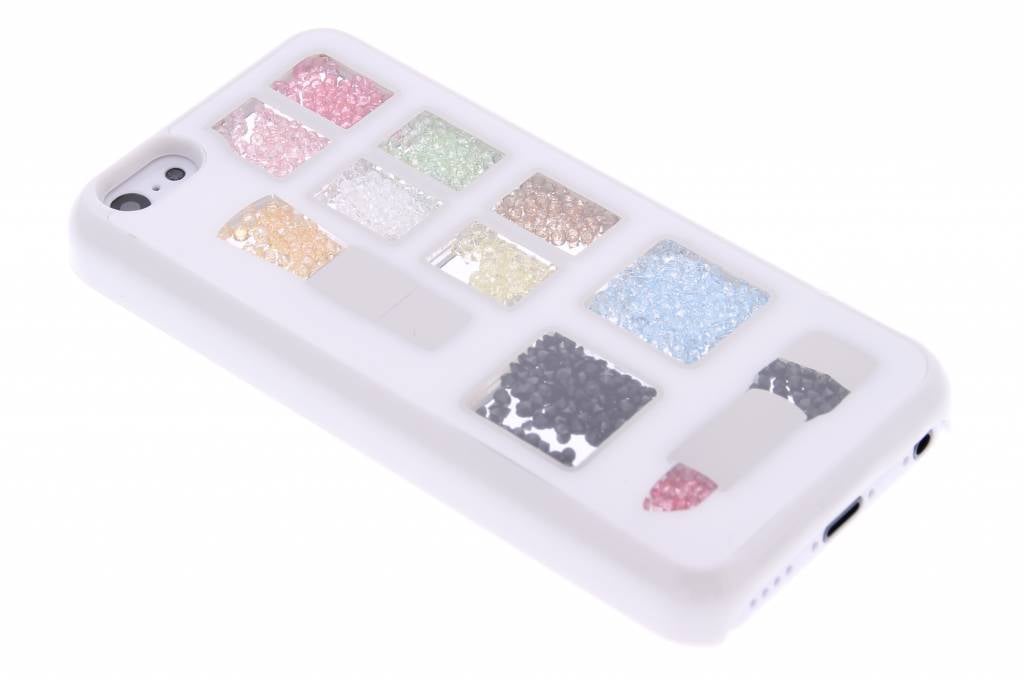 Image of Make-up gekleurde steentjes hardcase voor de iPhone 5c