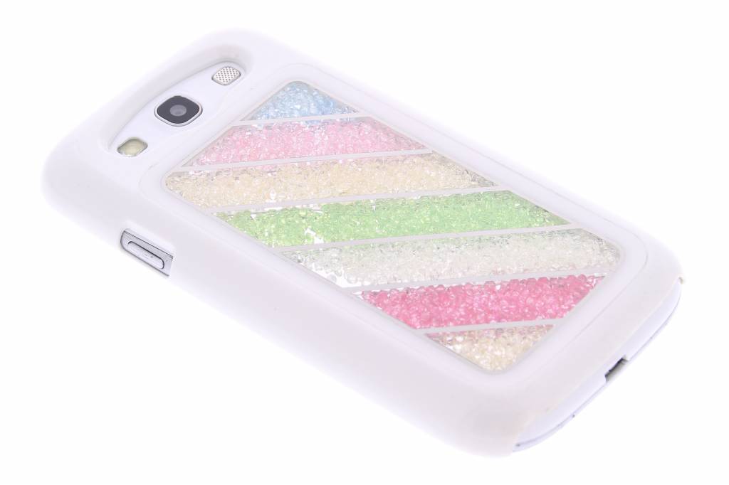 Image of Rechthoeken gekleurde steentjes hardcase voor de Samsung Galaxy S3 / Neo