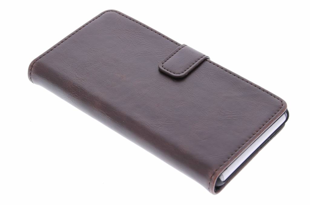 Image of Bruine luxe leder booktype hoes voor de Sony Xperia Z3