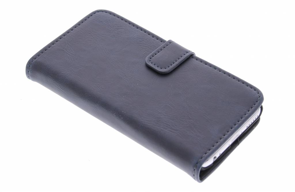 Image of Donkerblauwe luxe leder booktype hoes voor de iPhone 6 / 6s