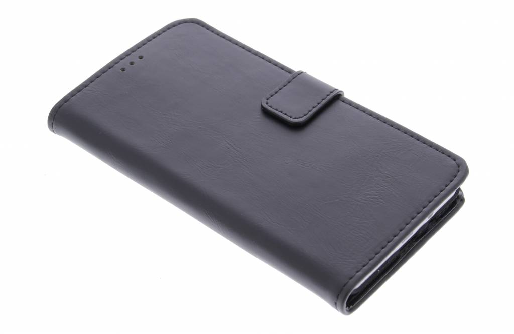 Image of Zwarte luxe leder booktype hoes voor de Samsung Galaxy A5