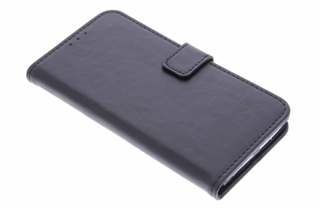 Image of Zwarte luxe leder booktype hoes voor de Samsung Galaxy S6