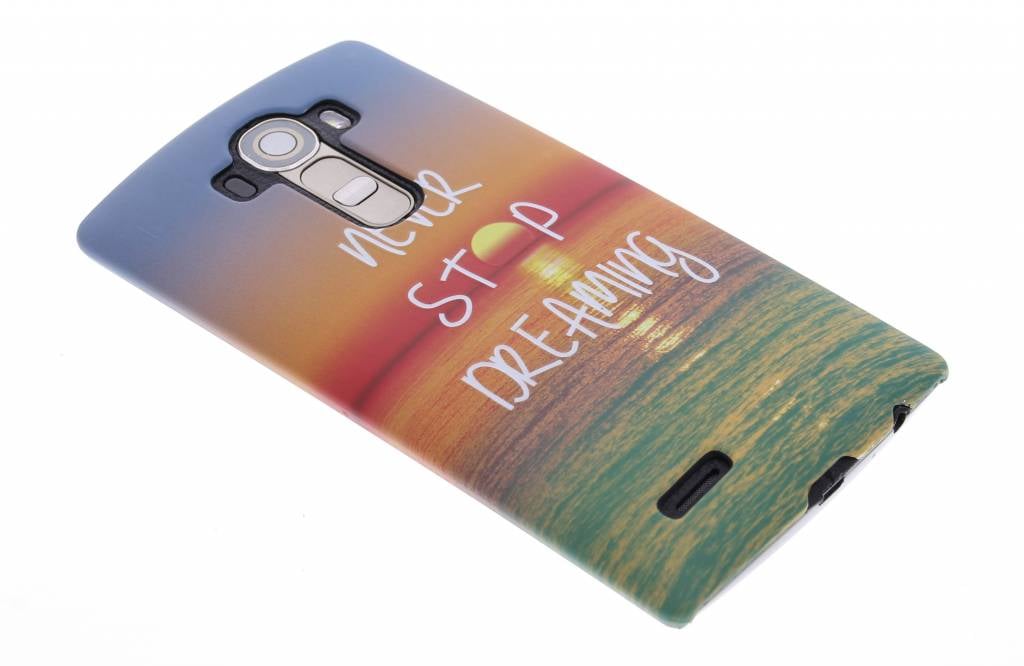 Image of Never stop dreaming design hardcase hoesje voor de LG G4