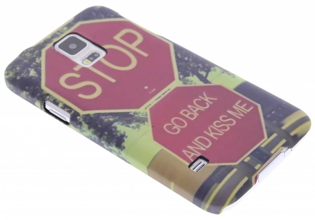 Image of Stop design hardcase hoesje voor de Samsung Galaxy S5 (Plus) / Neo