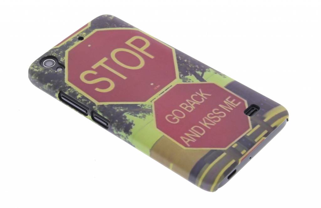 Image of Stop design hardcase hoesje voor de Huawei Ascend G620s