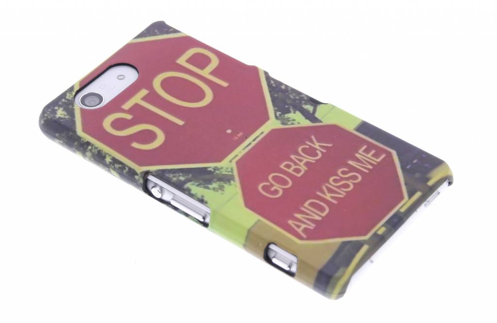 Image of Stop design hardcase hoesje voor de Sony Xperia Z3 Compact