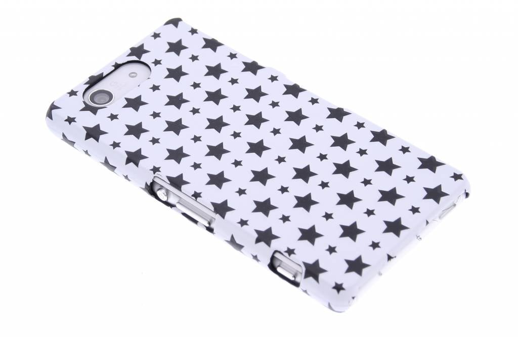 Image of Wit sterren design hardcase hoesje voor de Sony Xperia Z3 Compact