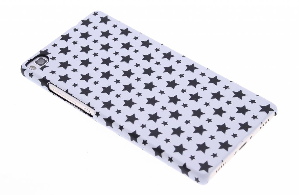 Image of Wit sterren design hardcase hoesje voor de Huawei P8