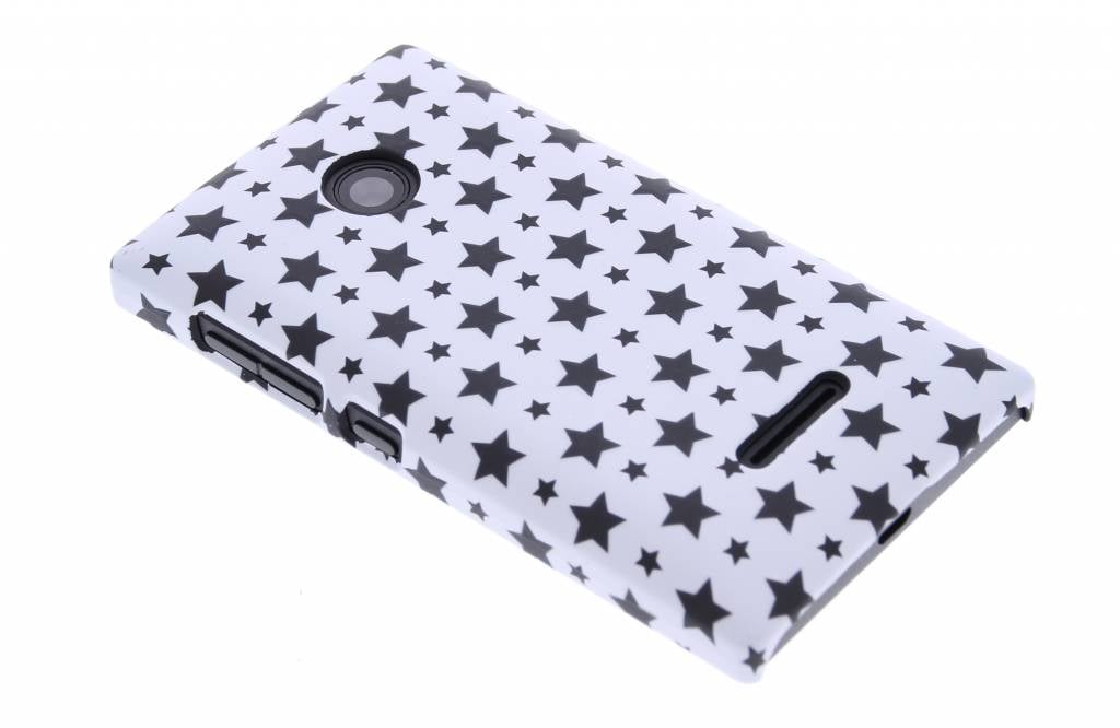 Image of Wit sterren design hardcase hoesje voor de Microsoft Lumia 532