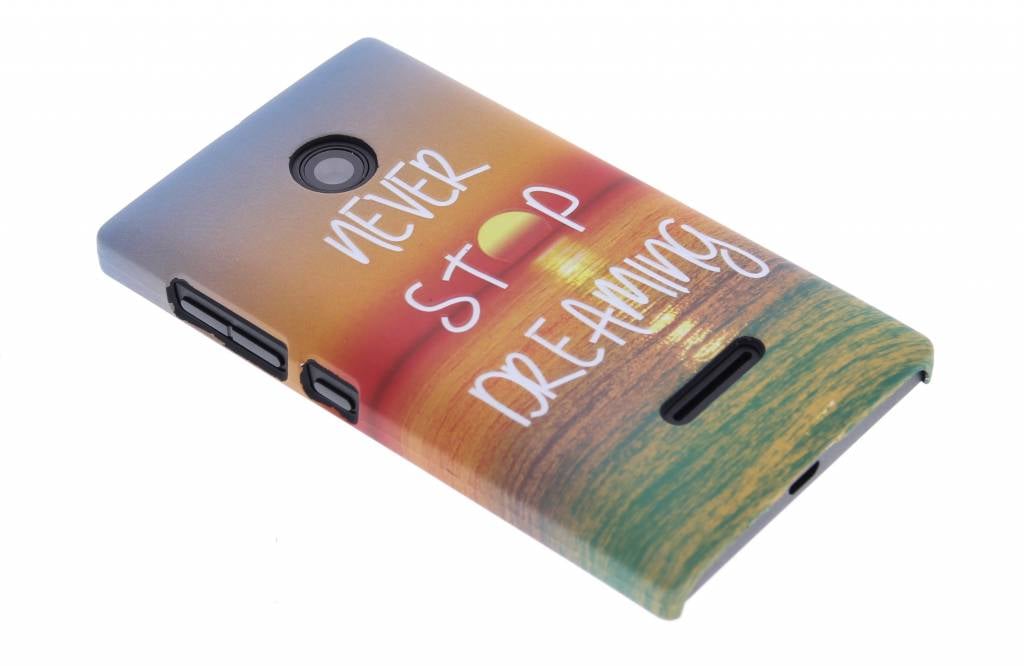 Image of Never stop dreaming design hardcase hoesje voor de Microsoft Lumia 532