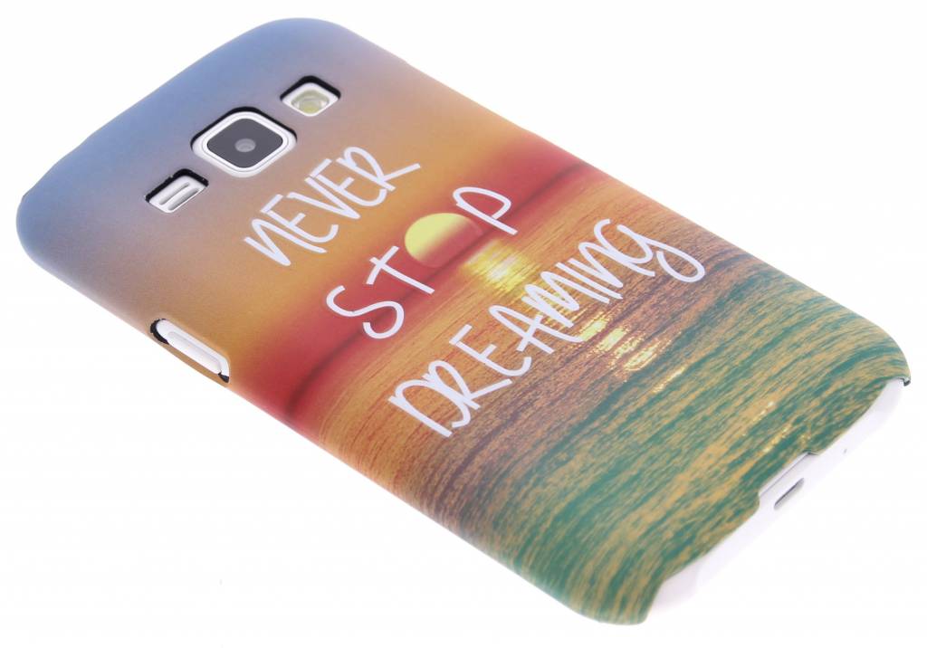 Image of Never stop dreaming design hardcase hoesje voor de Samsung Galaxy J1