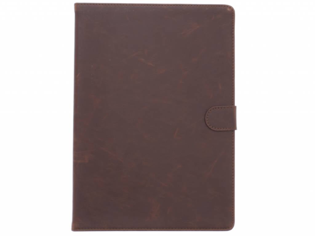 Image of Bruine luxe leder tablethoes voor de iPad Air 2