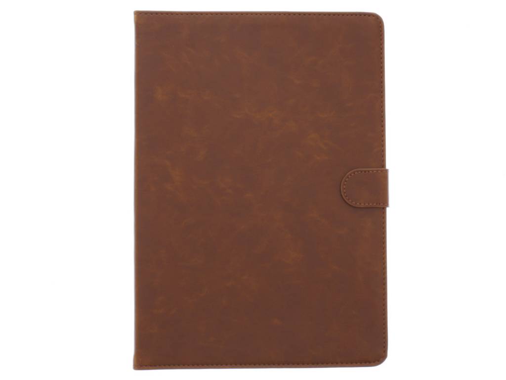 Image of Kastanjebruine luxe leder tablethoes voor de iPad Air