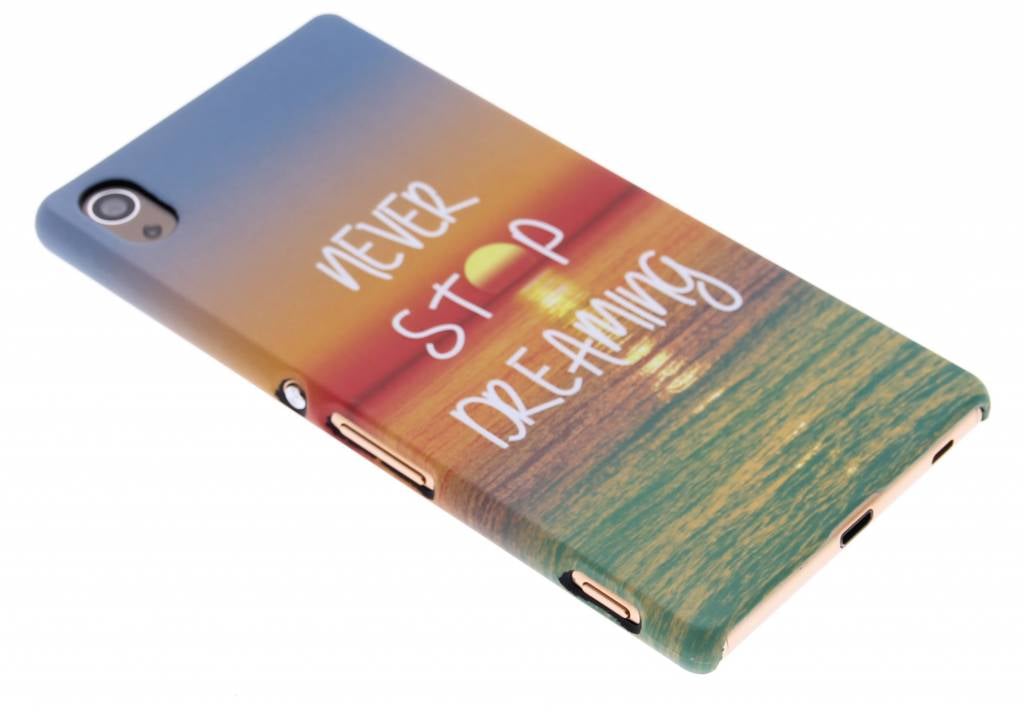 Image of Never stop dreaming design hardcase hoesje voor de Sony Xperia Z3 Plus