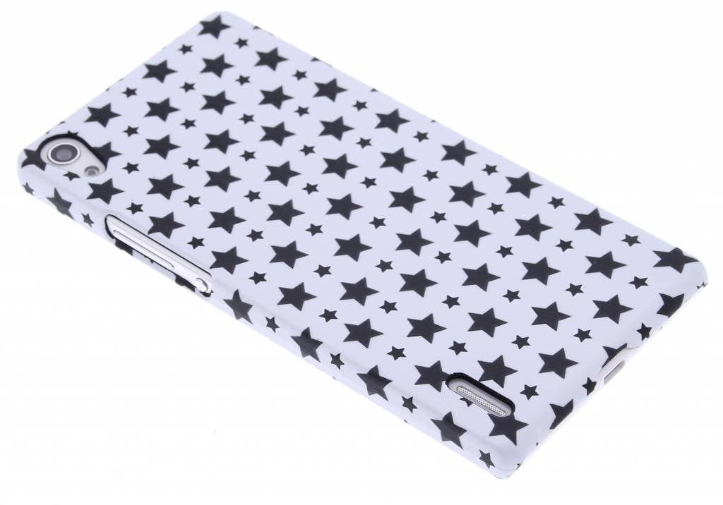 Image of Wit sterren design hardcase hoesje voor de Huawei Ascend P7