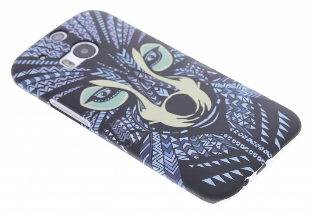 Image of Wolf aztec animal design hardcase hoesje voor de HTC One M8 / M8s