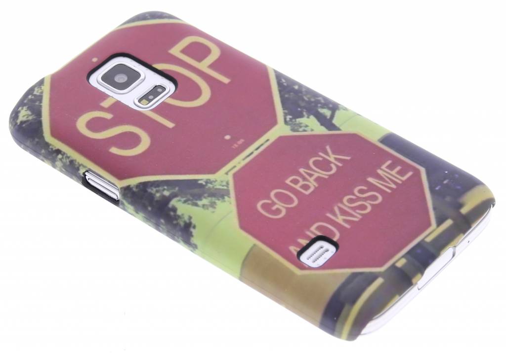 Image of Stop design hardcase hoesje voor de Samsung Galaxy S5 Mini