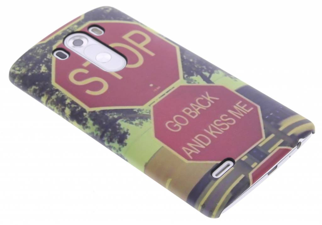 Image of Stop design hardcase hoesje voor de LG G3