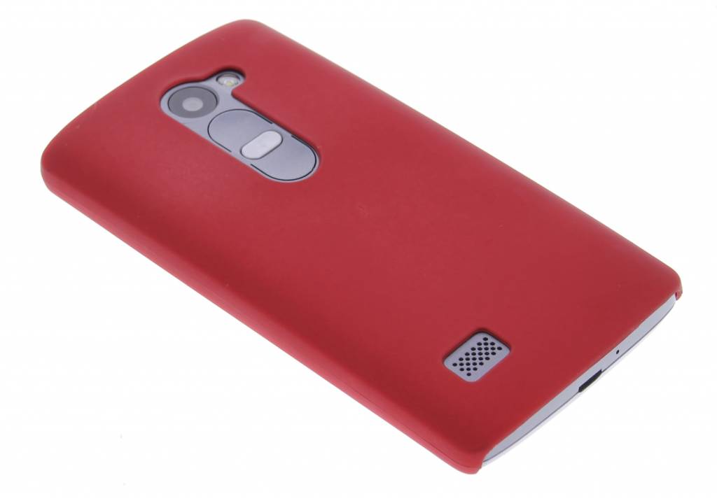 Image of Rood effen hardcase hoesje voor de LG Leon