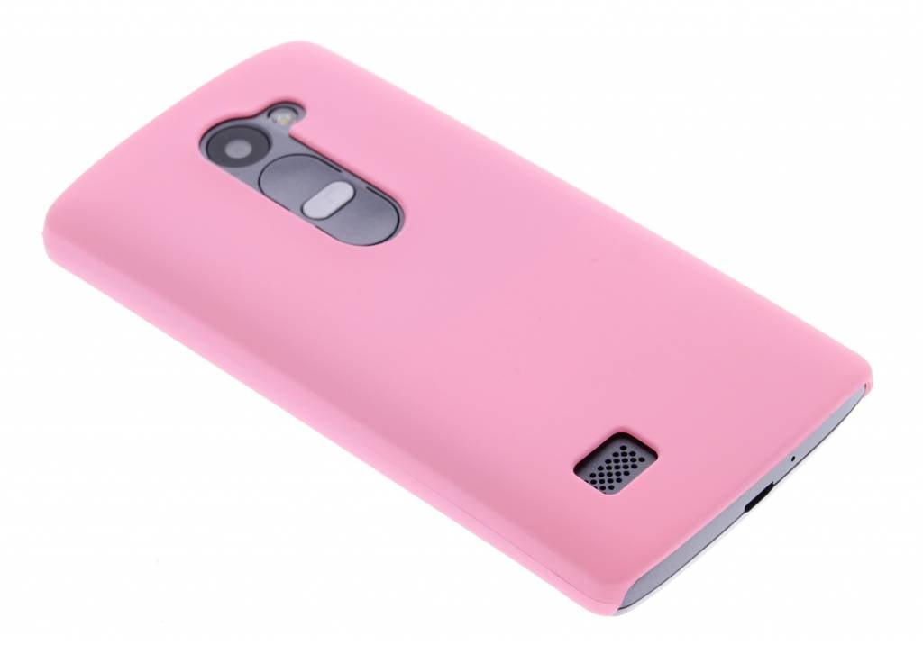 Image of Roze effen hardcase hoesje voor de LG Leon