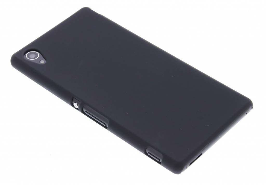 Image of Zwart effen hardcase hoesje voor de Sony Xperia M4 Aqua