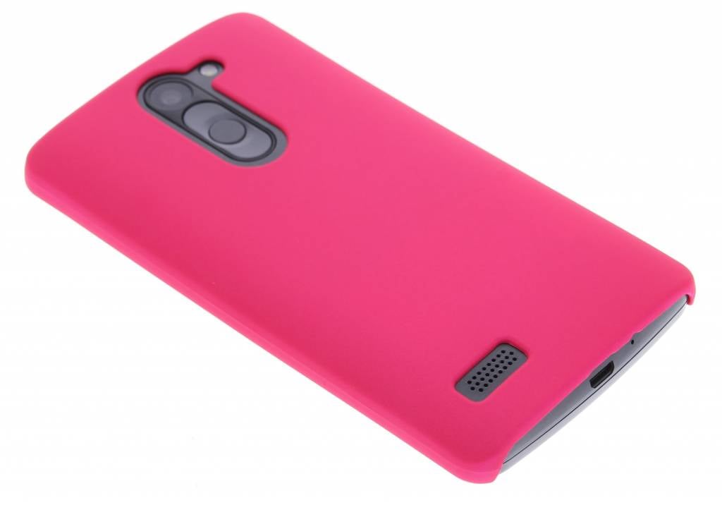 Image of Fuchsia effen hardcase voor de hoesje LG L Bello / L80 Plus