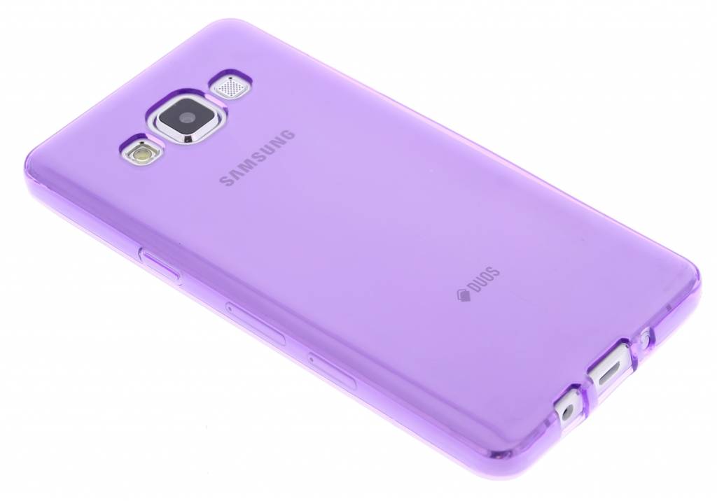 Image of Paarse transparante gel case voor de Samsung Galaxy A5