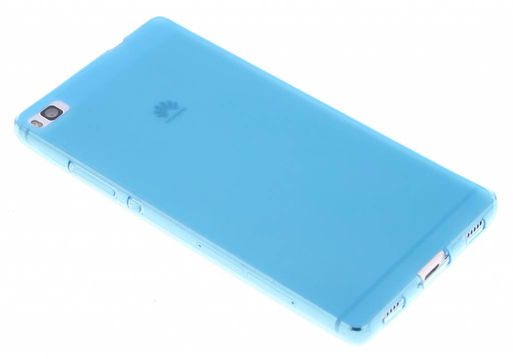 Image of Turquoise hard siliconen hoesje voor de Huawei P8