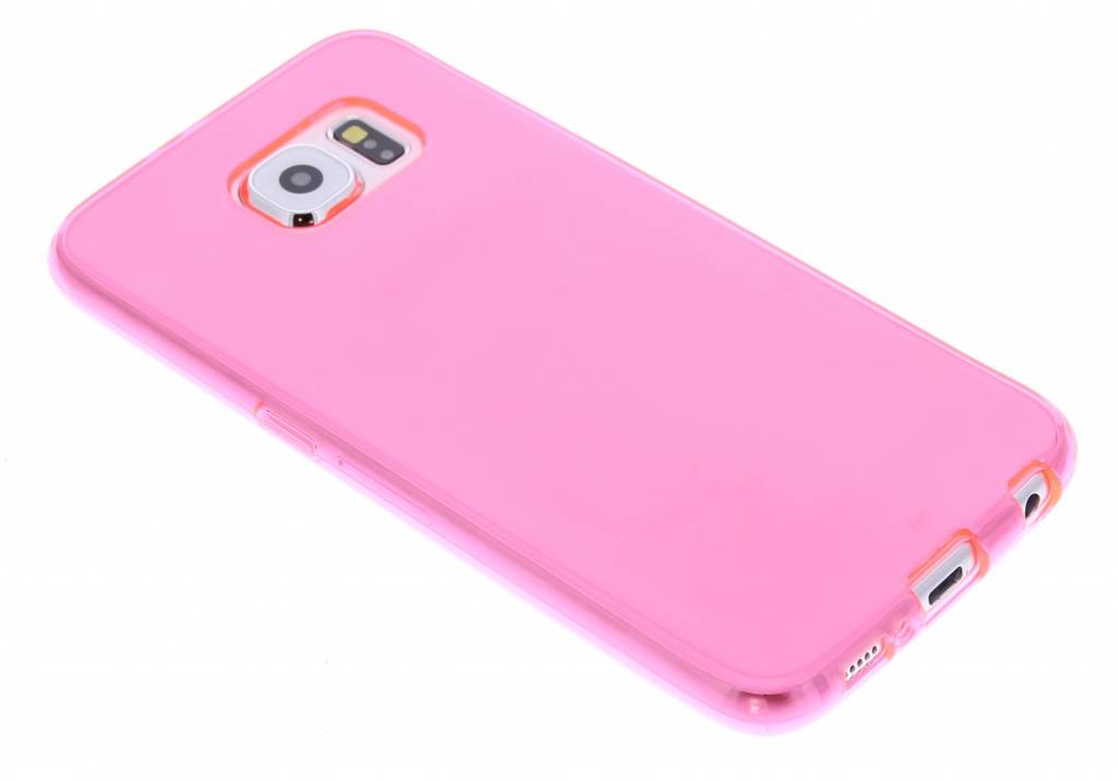 Image of Fuchsia transparante gel case voor de Samsung Galaxy S6