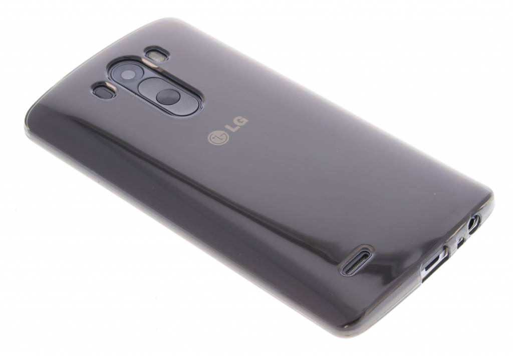 Image of Grijze transparante gel case voor de LG G3